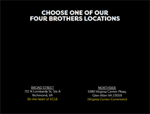 Tablet Screenshot of fourbrothersbistro.com